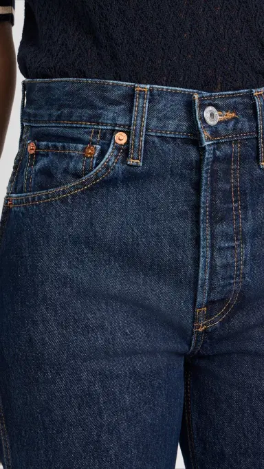 RE/DONE 90s High Rise Loose Jeans Heritage Rinse | Thumbnail 6 RE/DONE 90s High Rise Loose Jeans Heritage Rinse | Thumbnail 6