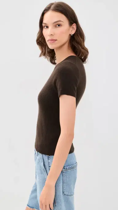 Staud Easy Cashmere Tee | Thumbnail 4