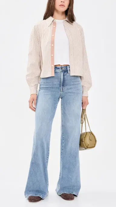 GOOD AMERICAN Good Waist Palazzo Jeans Indigo1154 0 | Thumbnail 5 GOOD AMERICAN Good Waist Palazzo Jeans Indigo1154 0 | Thumbnail 5