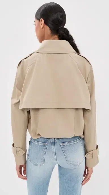 Acne Studios Twill Double Breasted Trench Coat | Thumbnail 3 Acne Studios Twill Double Breasted Trench Coat | Thumbnail 3