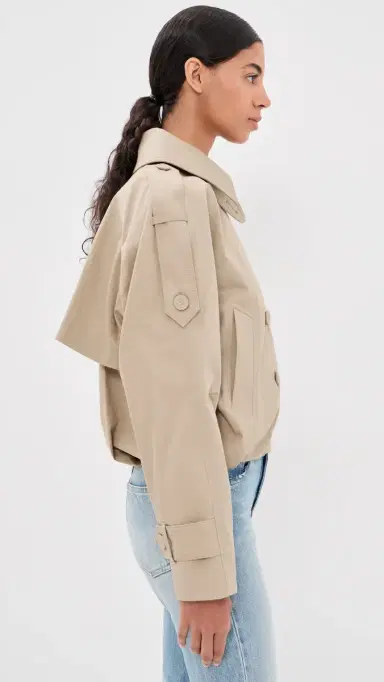 Acne Studios Twill Double Breasted Trench Coat | Thumbnail 4 Acne Studios Twill Double Breasted Trench Coat | Thumbnail 4