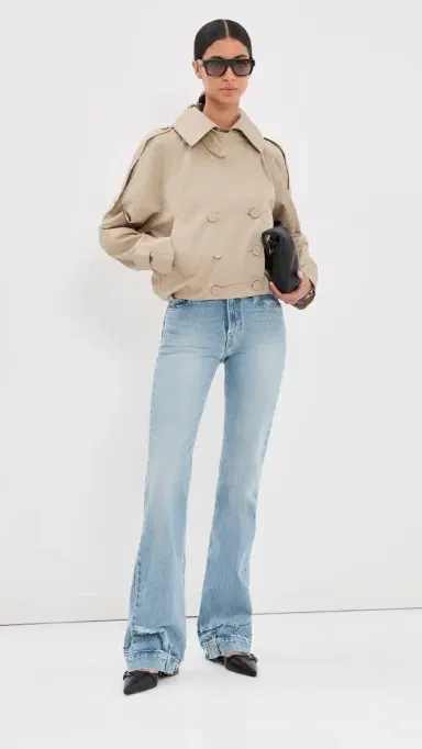 Acne Studios Twill Double Breasted Trench Coat | Thumbnail 5 Acne Studios Twill Double Breasted Trench Coat | Thumbnail 5