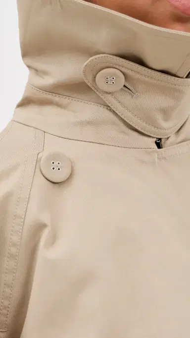 Acne Studios Twill Double Breasted Trench Coat | Thumbnail 6 Acne Studios Twill Double Breasted Trench Coat | Thumbnail 6