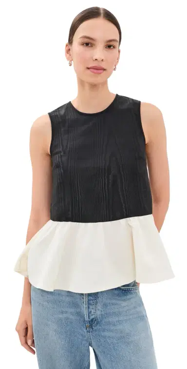 SIMONMILLER Iris Moire Top | Thumbnail 1