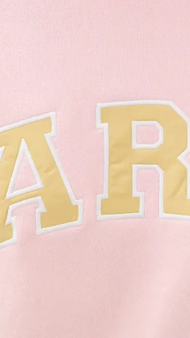 PARKE Varsity Mock Neck Sweatshirt Rose/Peel | Thumbnail 6
