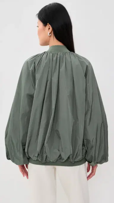 AGOLDE Raffi Bomber Jacket Fern | Thumbnail 3