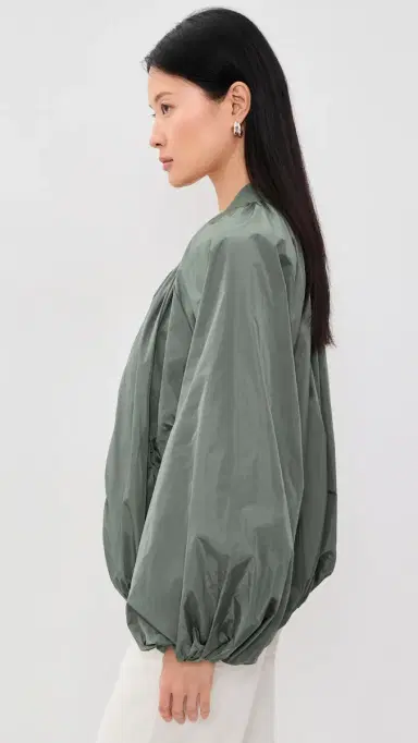 AGOLDE Raffi Bomber Jacket Fern | Thumbnail 4