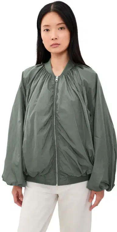 AGOLDE Raffi Bomber Jacket Fern | Thumbnail 1