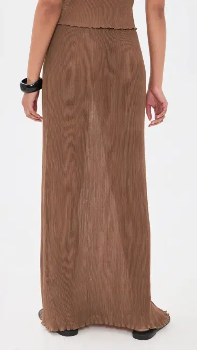 LIONESS Ford Maxi Skirt Cocoa | Thumbnail 3 LIONESS Ford Maxi Skirt Cocoa | Thumbnail 3