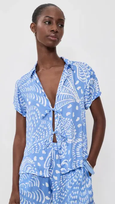 vitamin A Kami Shirt Blue | Thumbnail 2