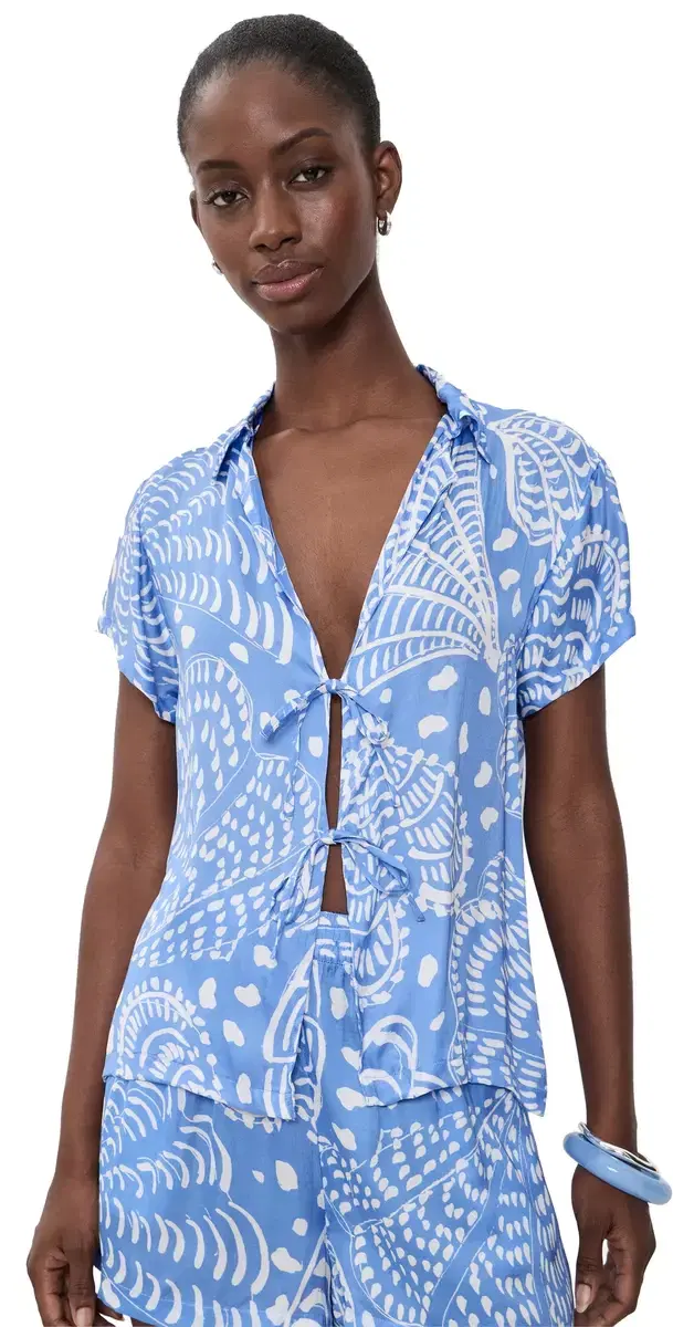 vitamin A Kami Shirt Blue M