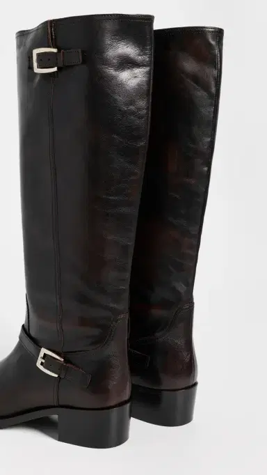 Staud Brooklyn Flat Boots Espresso | Thumbnail 4