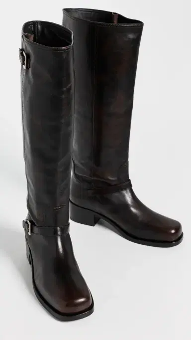 Staud Brooklyn Flat Boots Espresso | Thumbnail 5
