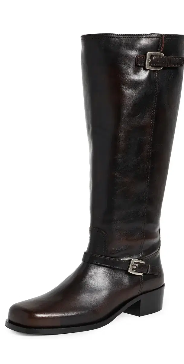 STAUD Brooklyn Flat Boots Espresso