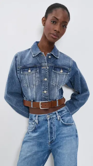 Cinq à Sept Graciel Denim Jacket Amberstone | Thumbnail 2