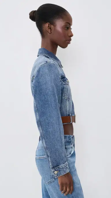 Cinq à Sept Graciel Denim Jacket Amberstone | Thumbnail 4