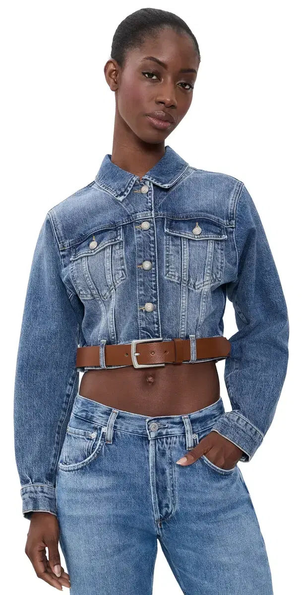 Cinq à Sept Graciel Denim Jacket Amberstone
