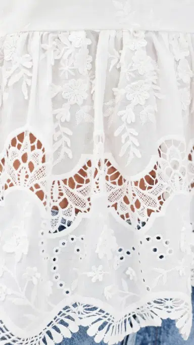 Generation Love Ginny 3D Voile Top White | Thumbnail 6
