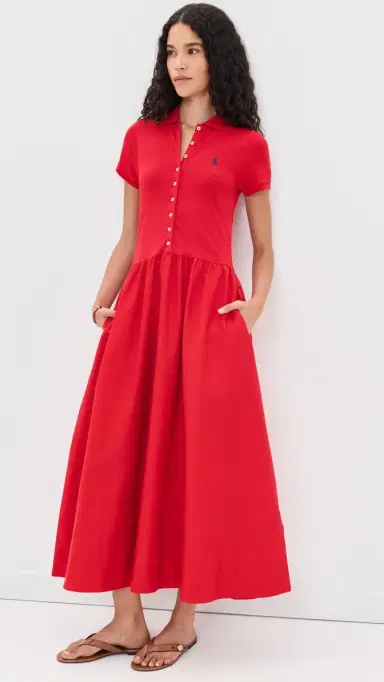 Polo Ralph Lauren Poplin Collared Dress | Thumbnail 2