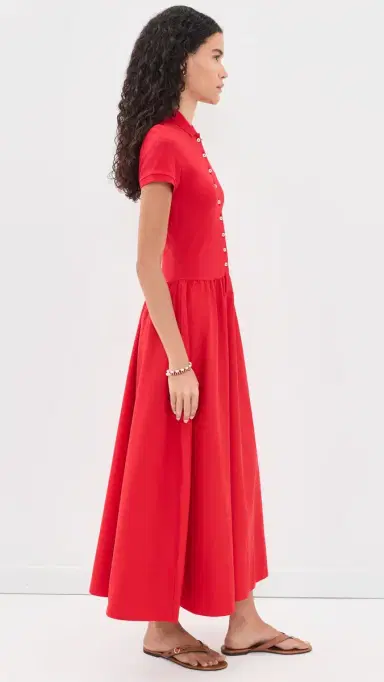 Polo Ralph Lauren Poplin Collared Dress | Thumbnail 4