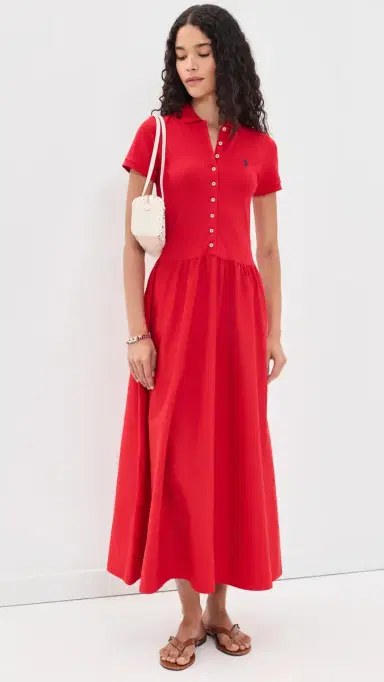 Polo Ralph Lauren Poplin Collared Dress | Thumbnail 5