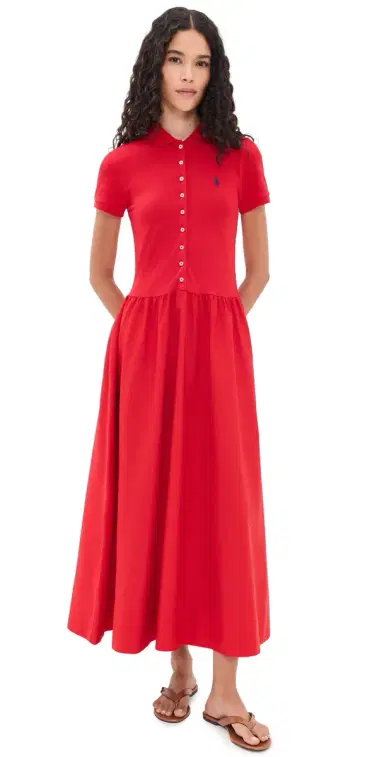 Polo Ralph Lauren Poplin Collared Dress | Thumbnail 1