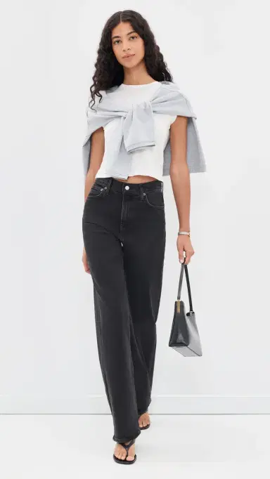 AGOLDE Ren Wide Stretch Jeans | Thumbnail 5