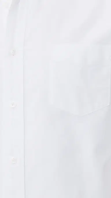 REIGNING CHAMP Cotton Oxford Windsor Standard Shirt White S | Thumbnail 6