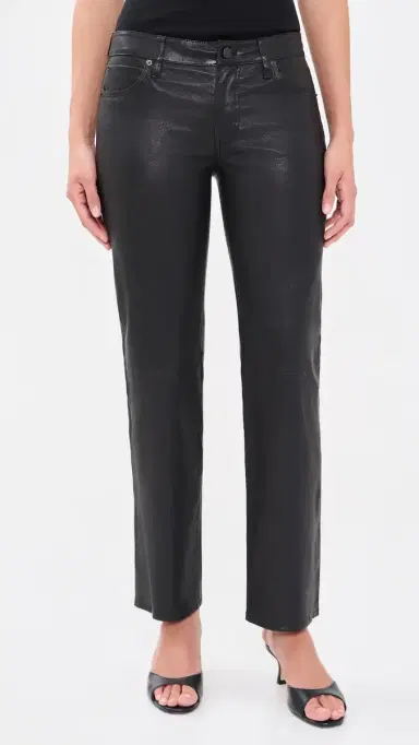 Frame The Leather Cigarette Pants | Thumbnail 2 Frame The Leather Cigarette Pants | Thumbnail 2