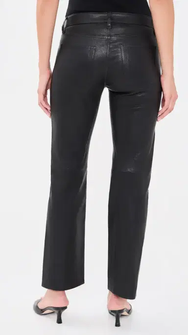 Frame The Leather Cigarette Pants | Thumbnail 3 Frame The Leather Cigarette Pants | Thumbnail 3