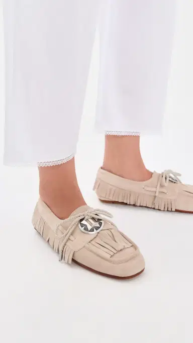 FRĒDA SALVADOR Ramona Loafers Sahara Suede | Thumbnail 3