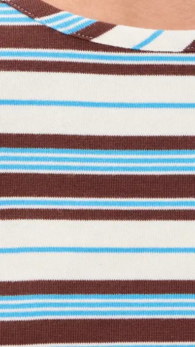 Posse Nadine Tee Chocolate Multi Stripe | Thumbnail 6