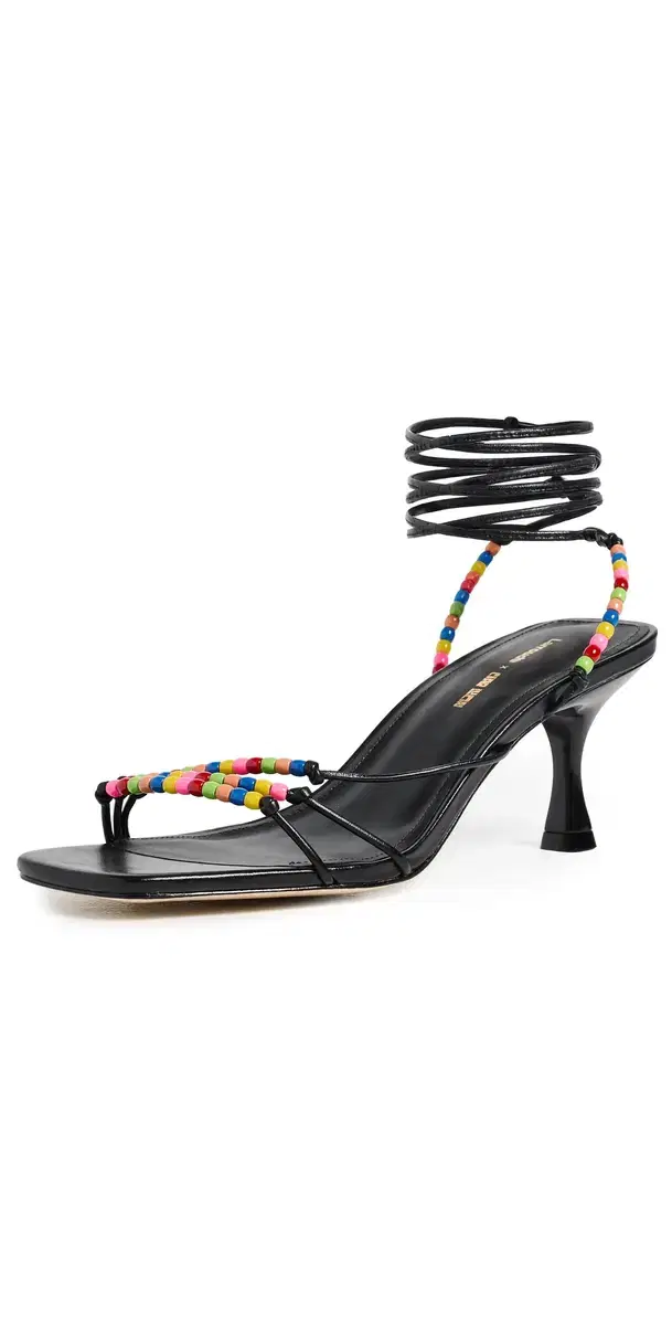 x Ciao Lucia Eloisa Sandals Calf Skin Black