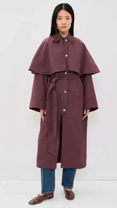 Rodebjer Malin ong Coat Rusty Brown | Thumbnail 2 Rodebjer Malin ong Coat Rusty Brown | Thumbnail 2
