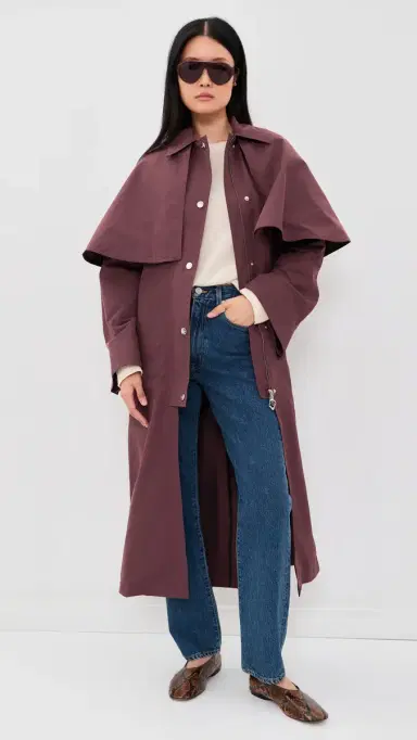 Rodebjer Malin ong Coat Rusty Brown | Thumbnail 5 Rodebjer Malin ong Coat Rusty Brown | Thumbnail 5