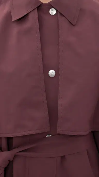 Rodebjer Malin ong Coat Rusty Brown | Thumbnail 6 Rodebjer Malin ong Coat Rusty Brown | Thumbnail 6