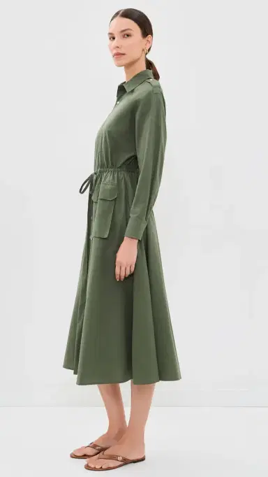 Polo Ralph Lauren Long Sleeve Collared Shirt Dress | Thumbnail 4 Polo Ralph Lauren Long Sleeve Collared Shirt Dress | Thumbnail 4