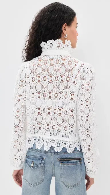Lioness Overtime Blouse Porcelain | Thumbnail 3
