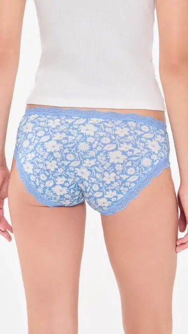 Stripe & Stare Original Knicker Panties 4 Pack Cornflower Petals | Thumbnail 4