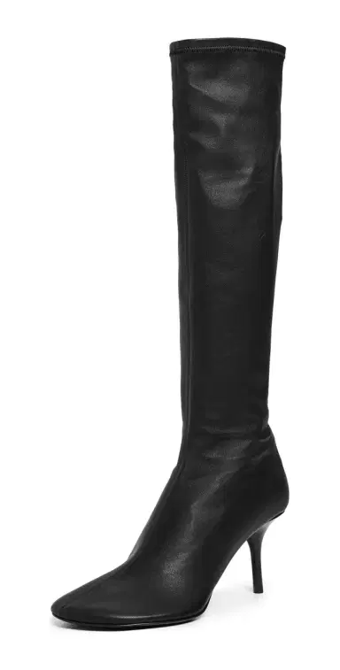 Acne Studios High Leather Boots Black | Thumbnail 1