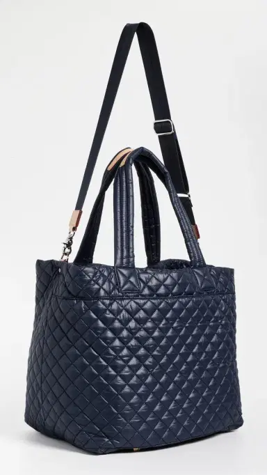 MZ Wallace Large Metro Deluxe Tote Navy One Size | Thumbnail 4 MZ Wallace Large Metro Deluxe Tote Navy One Size | Thumbnail 4