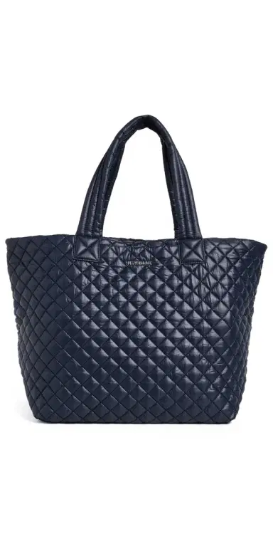 MZ Wallace Large Metro Deluxe Tote Navy One Size | Thumbnail 1 MZ Wallace Large Metro Deluxe Tote Navy One Size | Thumbnail 1