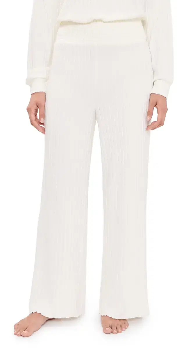 Z Supply Dawn mocked Rib Pants Bone