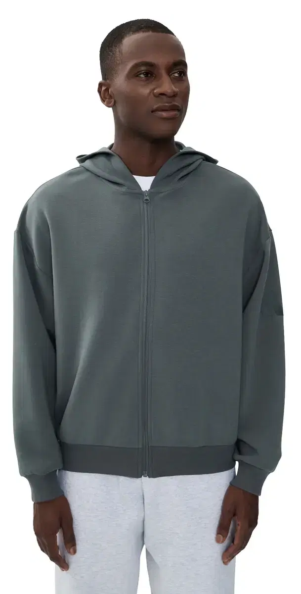 adidas Soft ux Hoodie grey five