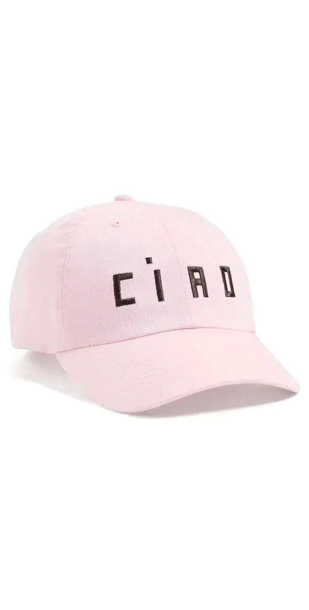 Clare V. Ciao Baseball Cap Light Pink/Chocolate One Size