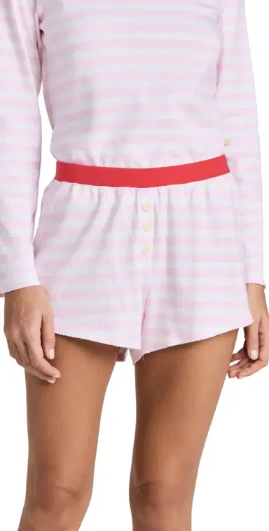 Cozyland by Morgan Lane Tate Shorts Candy Cane | Thumbnail 1