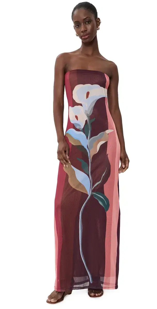 Dress To Brisa Strapless axi Dress ulticolor Brisa
