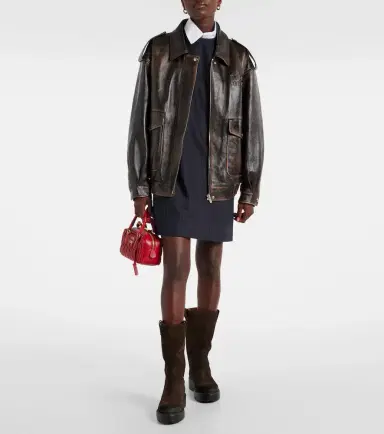 Miu Miu Logo suede ankle boots | Thumbnail 5 Miu Miu Logo suede ankle boots | Thumbnail 5
