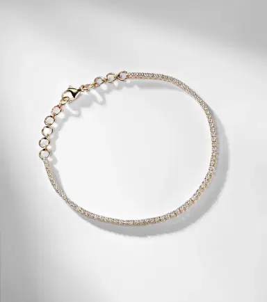 STONE AND STRAND 14kt gold bracelet with diamonds | Thumbnail 2