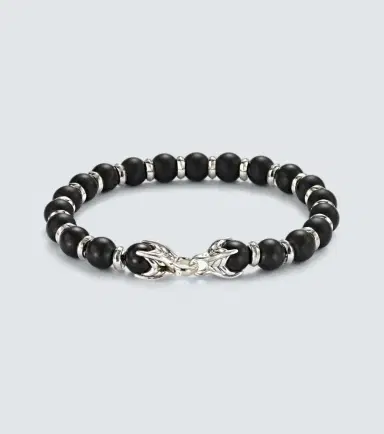 David Yurman Spiritual Beads sterling silver bracelet with black onyx | Thumbnail 2 David Yurman Spiritual Beads sterling silver bracelet with black onyx | Thumbnail 2
